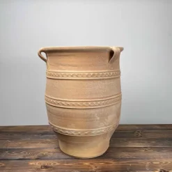 Stor Græsk terracotta krukke med ører