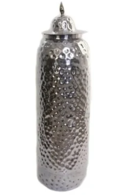 Stor gulvvase / urne i metal - Afhentning