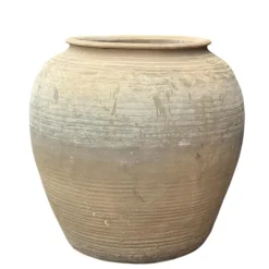 Stor Udendørs Vintage Lerkrukke - Ø.75cm