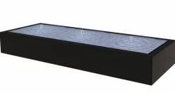 Store aflange vandfontæner i aluminium - op til 6 meter