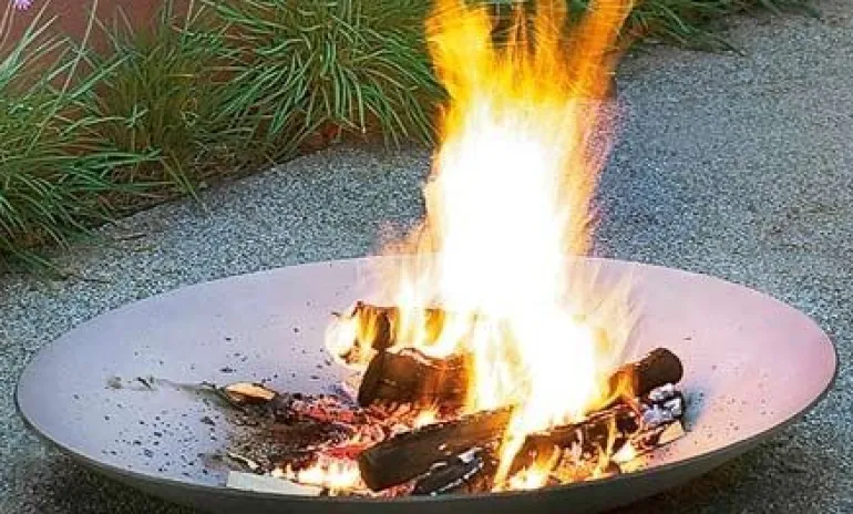 Store bålfade i rust / Corten Stål