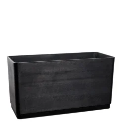 Store ECO aflange plantekummer i sort, sand eller grå - L. 82 + 97 + 127cm