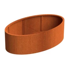 Store ovale krukker i rust / Adezz Ellipse