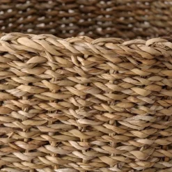 Store søgræs kurve med håndtag / Sæt 3stk