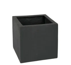 Store Sorte + Grå krukker - Firkantede plantekummer - Udendørs