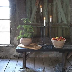 Thor Viking Lysestager i jern / smedejern - 5str