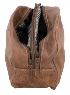 Toilet taske / clutch / penalhus i skind