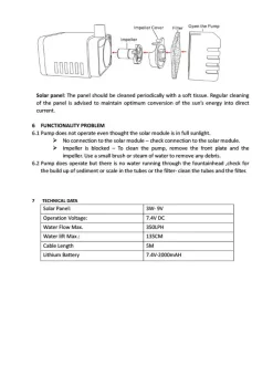 Turkis solcelle vandkunst med LED lys