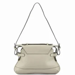 Urban modetaske i creme læder