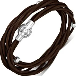 Viklearmbånd i læder