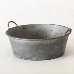 Zinkbaljer med håndtag - 3stk